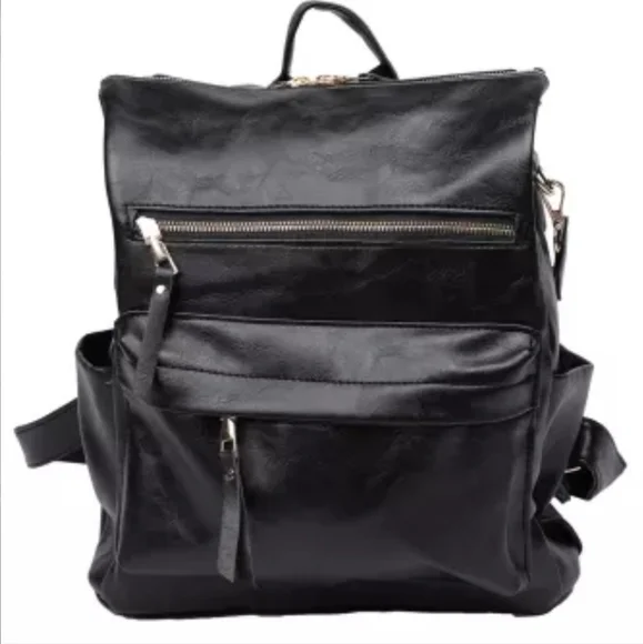 1 left😄New faux leather versatile backpack - Picture 4 of 15